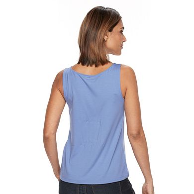 Women's Croft & Barrow® Essential Scoopneck Tank