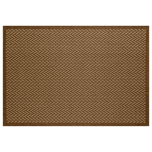 Art Carpet Plymouth Bayou Framed Chevron Indoor Outdoor Rug