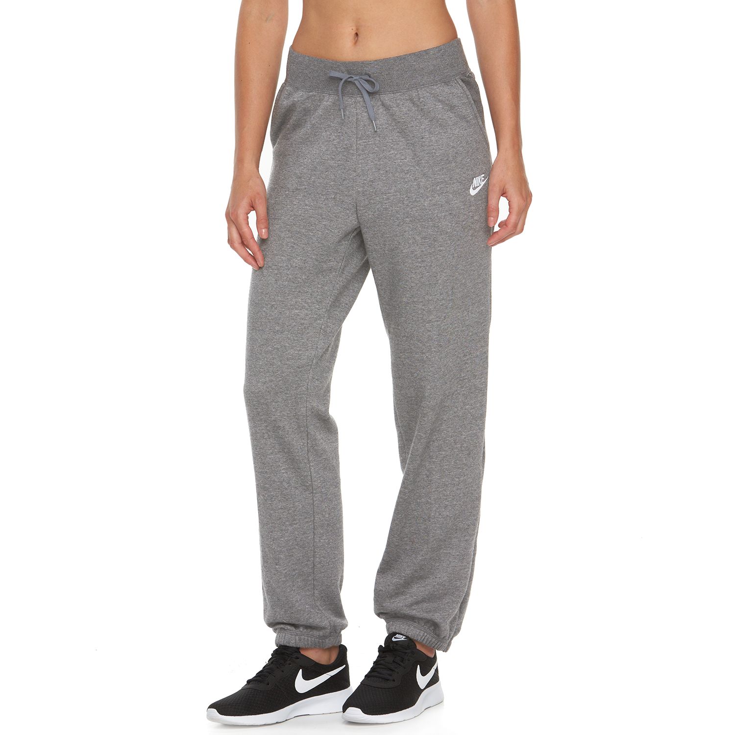 gray nike sweatpants womens 