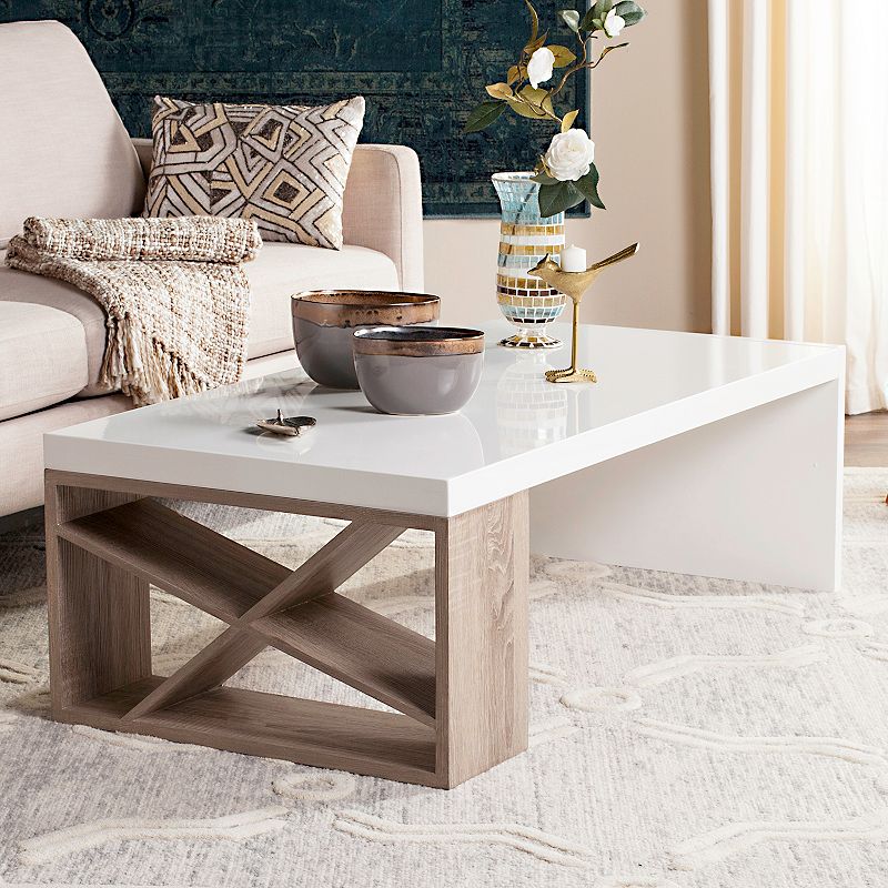 Safavieh Modern Scandinavian Coffee Table, White