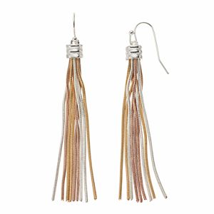 Jennifer Lopez Fringe Drop Earrings