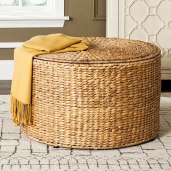 Safavieh Jesse Wicker Storage Coffee Table