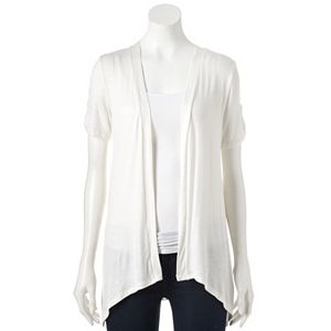Women's Dana Buchman Crochet-Back Cardigan