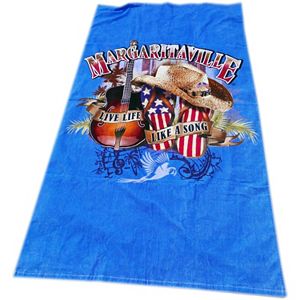 Margaritaville Live Life Like A Song Beach Towel