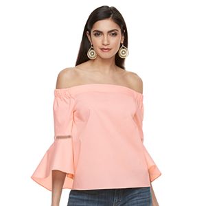 Women's Jennifer Lopez Crochet Off-the-Shoulder Top