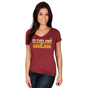 Women's Majestic Cleveland Cavaliers Get Aggressive Tee