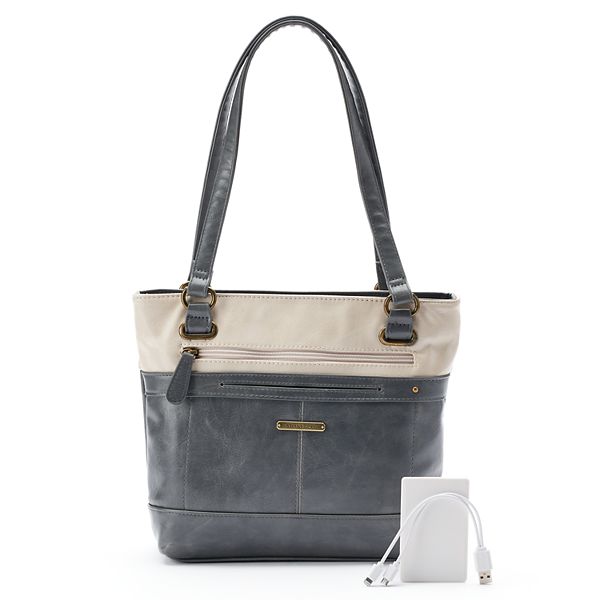 Stone & Co. Plugged In Phone Charging Tote