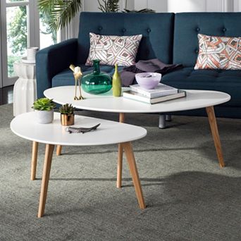 Safavieh Modern Two-Tone Coffee Table 2 pc Set