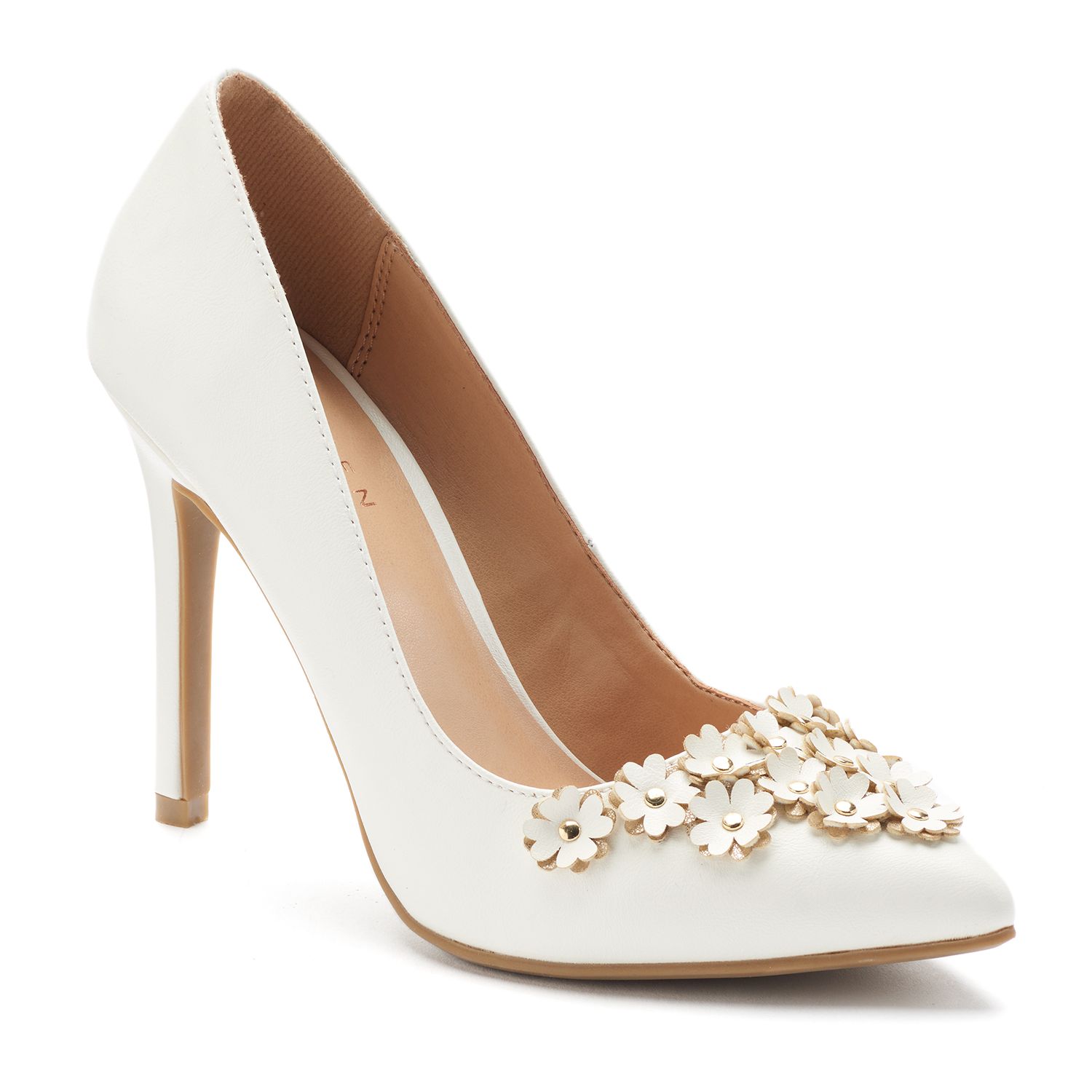 kohls white pumps