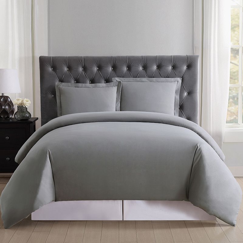 Truly Soft Everyday Duvet Cover Set, Grey, King