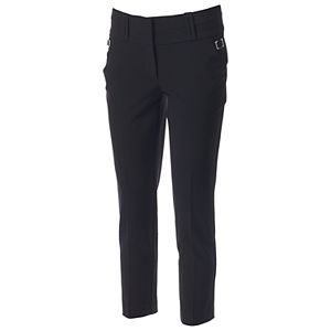 Juniors' Candie's® Marilyn Buckle Accent Ankle Pants