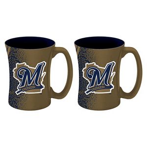 Boelter Milwaukee Brewers Mocha Coffee Mug Set