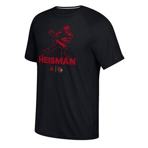 Men's adidas Louisville Cardinals Lamar Jackson 2016 Heisman Trophy Tee