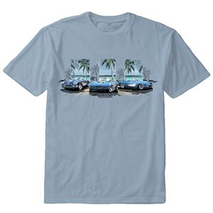 Men's Newport Blue Corvette Convertible Tee