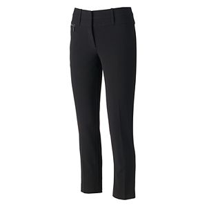 Juniors' Candie's® Marilyn Zipper Detail Ankle Pants