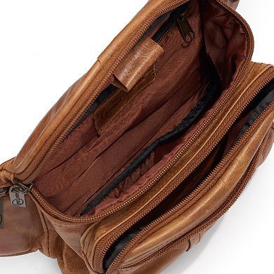 AmeriLeather Easy Traveler Leather Fanny Pack
