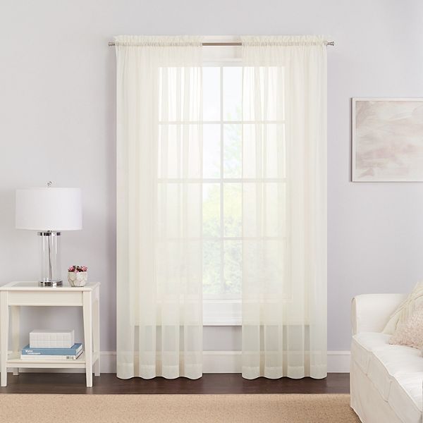 eclipse 2Pack Victoria Voile Window Curtains
