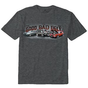 Men's Newport Blue Good Bad Ugly Hot Rod Tee