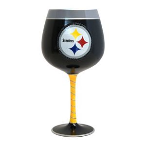 Boelter Pittsburgh Steelers Artisan Wine Glass