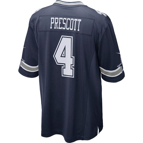 Men's Nike Dallas Cowboys Dak Prescott Game NFL Replica Jersey