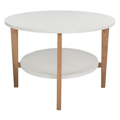 Safavieh Two-Tone Oval Coffee Table