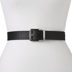 Women's Nike Perforated Reversible Leather Golf Belt