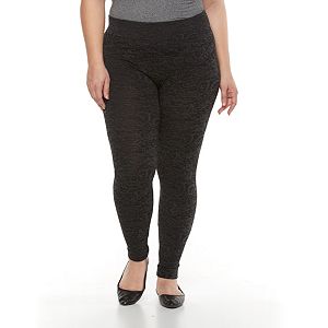 Plus Size French Laundry Jacquard Leggings