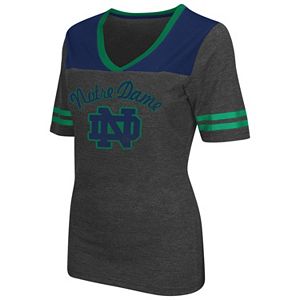 Women's Campus Heritage Notre Dame Fighting Irish Twist V-Neck Tee