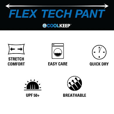 Men's CoolKeep Flex Tech Classic-Fit Stretch Canvas Pants