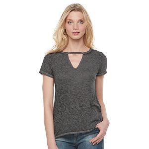 Women's Rock & Republic® Cutout Tee