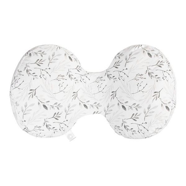 Boppy Side Sleeper Pregnancy Pillow - Gray Falling Leaves