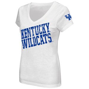 Juniors' Campus Heritage Kentucky Wildcats  Shoutout V-Neck Tee