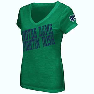 Juniors' Campus Heritage Notre Dame Fighting Irish  Shoutout V-Neck Tee