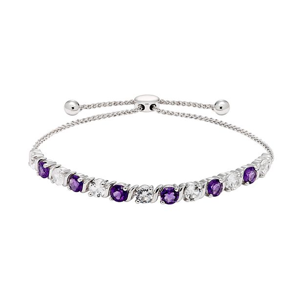 Amethyst hot sale bolo bracelet