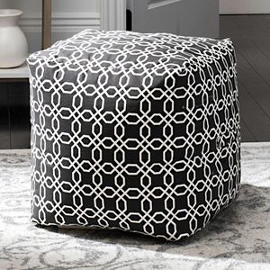 Safavieh Geometric Pouf Ottoman
