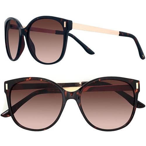 LC Lauren Conrad 56mm Mallard Modified Cat-Eye Gradient Sunglasses