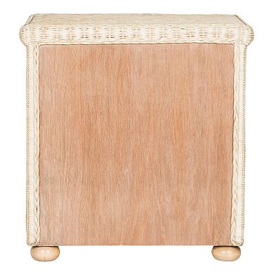 Safavieh 1-Drawer Wicker Nightstand