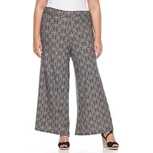 Plus Size French Laundry Printed Palazzo Pants