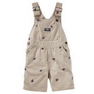 Toddler Boy OshKosh B'gosh® Embroidered Canvas Shortalls