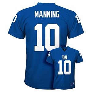 Boys 8-20 New York Giants Eli Manning Replica Jersey