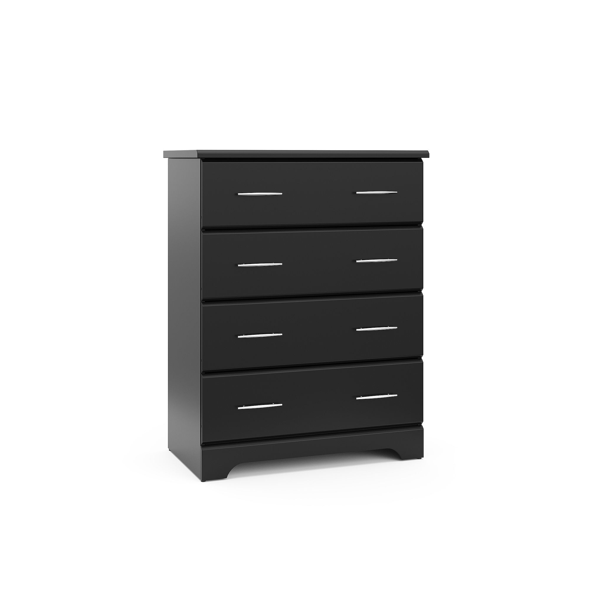 Storkcraft Brookside 4-Drawer Dresser, Black