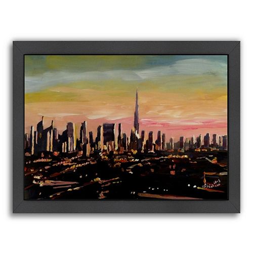 Americanflat Dubai Framed Wall Art