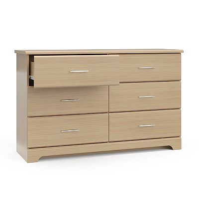 storkcraft dresser Storkcraft Crescent 6 Drawer Dresser