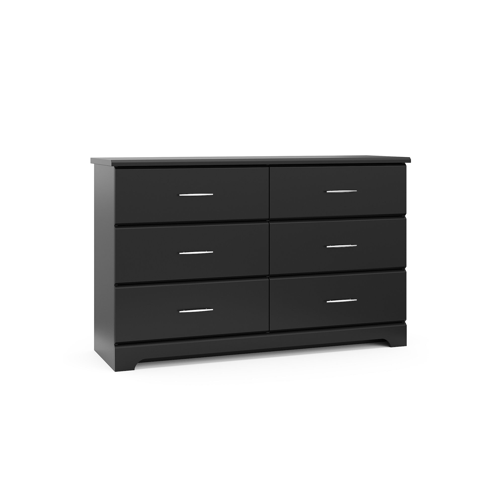 Storkcraft Brookside 6 Drawer Dresser, Black