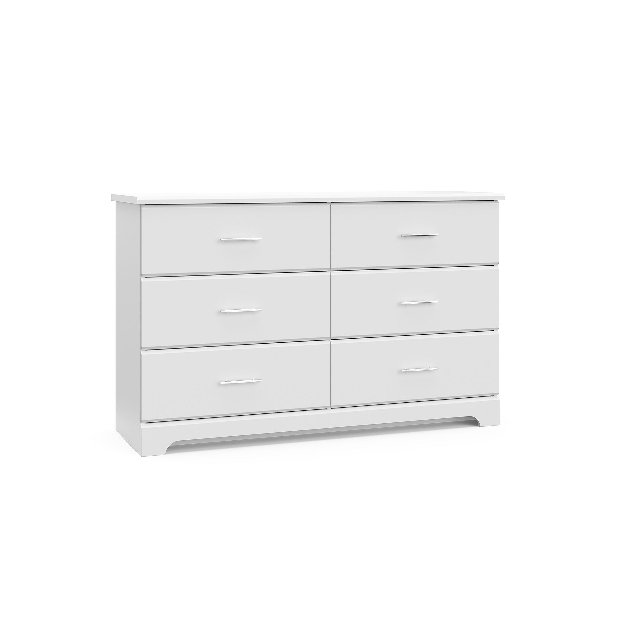 Storkcraft Brookside 6 Drawer Dresser, White