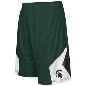 Boys 8-20 Campus Heritage Michigan State Spartans Sleet Shorts