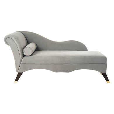 Safavieh Velvet Chaise & Pillow 2-piece Set