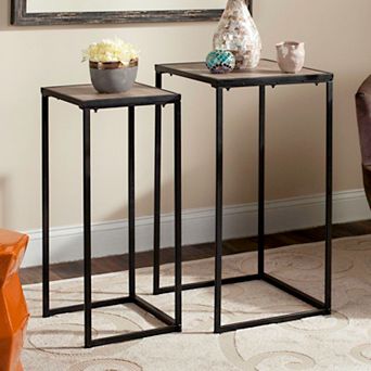 Safavieh Mid-Century Nesting End Table 2 pc Set