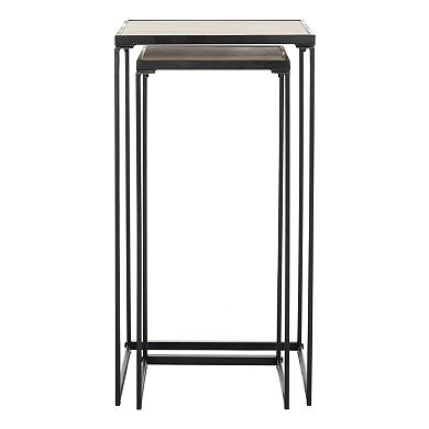 Safavieh Mid-Century Nesting End Table 2-piece Set