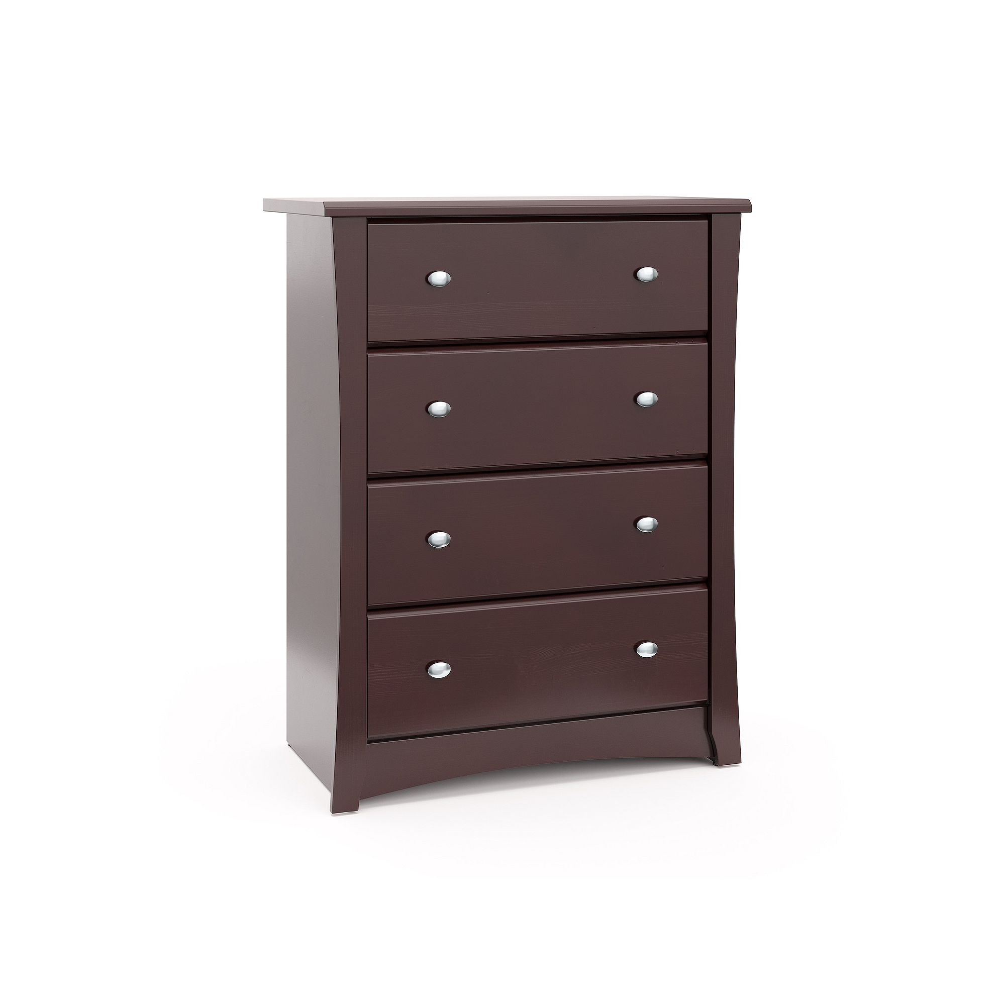 Storkcraft Crescent 4-Drawer Dresser, Brown